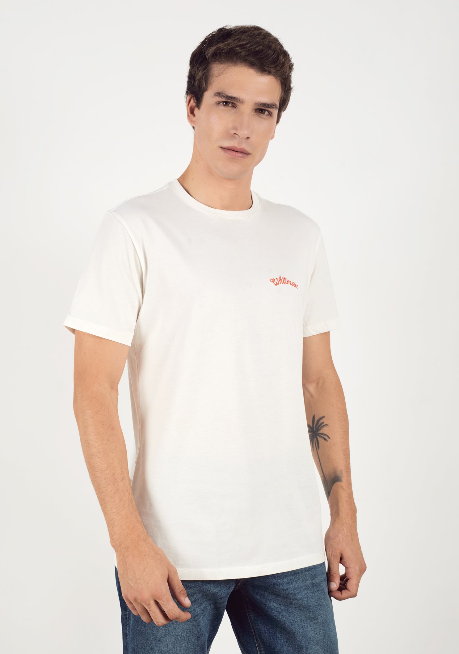 Iker Coral Embroidered T-Shirt