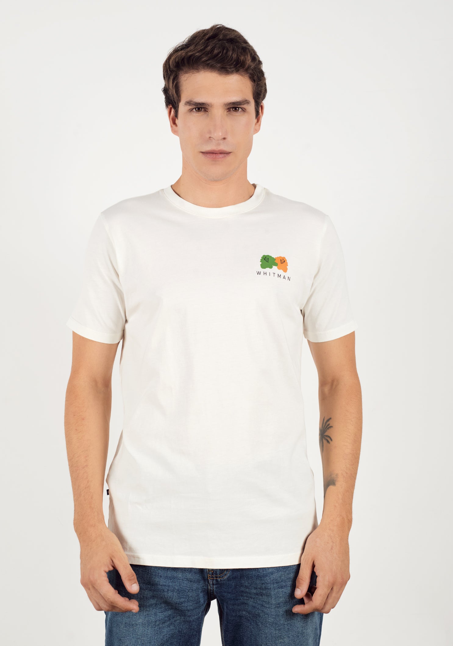 Karl T-shirt in Ivory