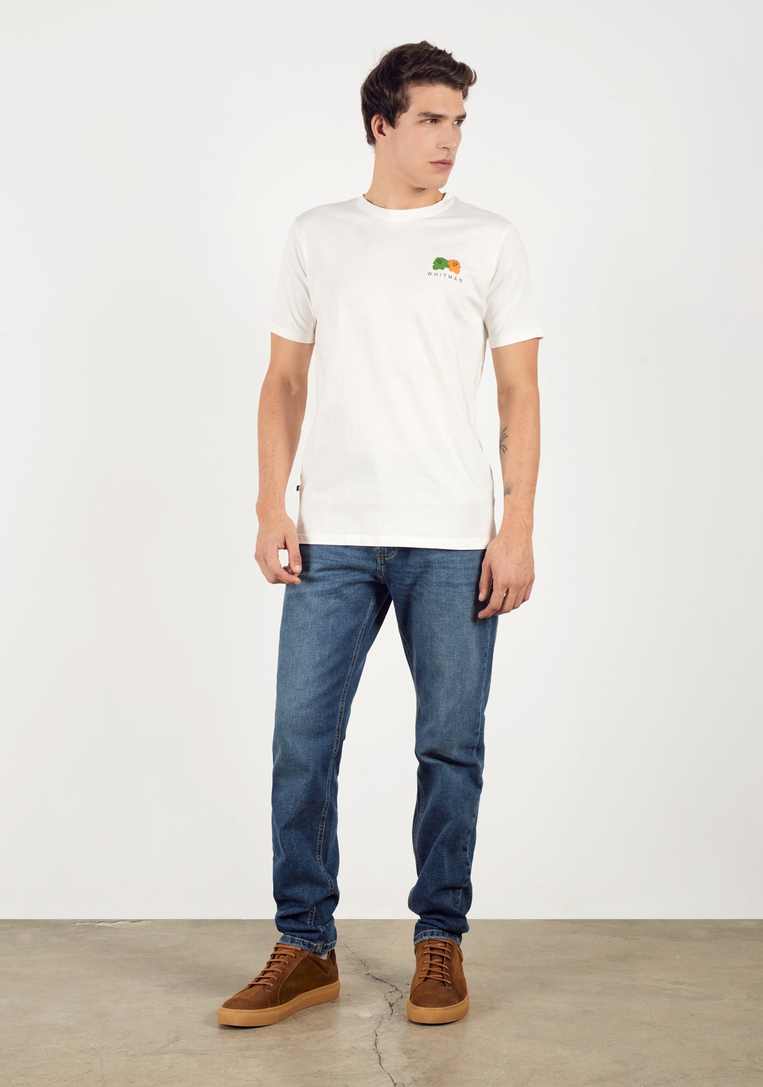 Karl T-shirt in Ivory