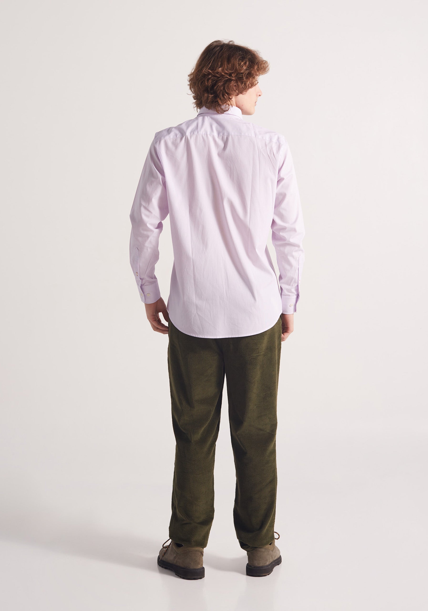 Whitman Slim Lines Lilac-White Shirt