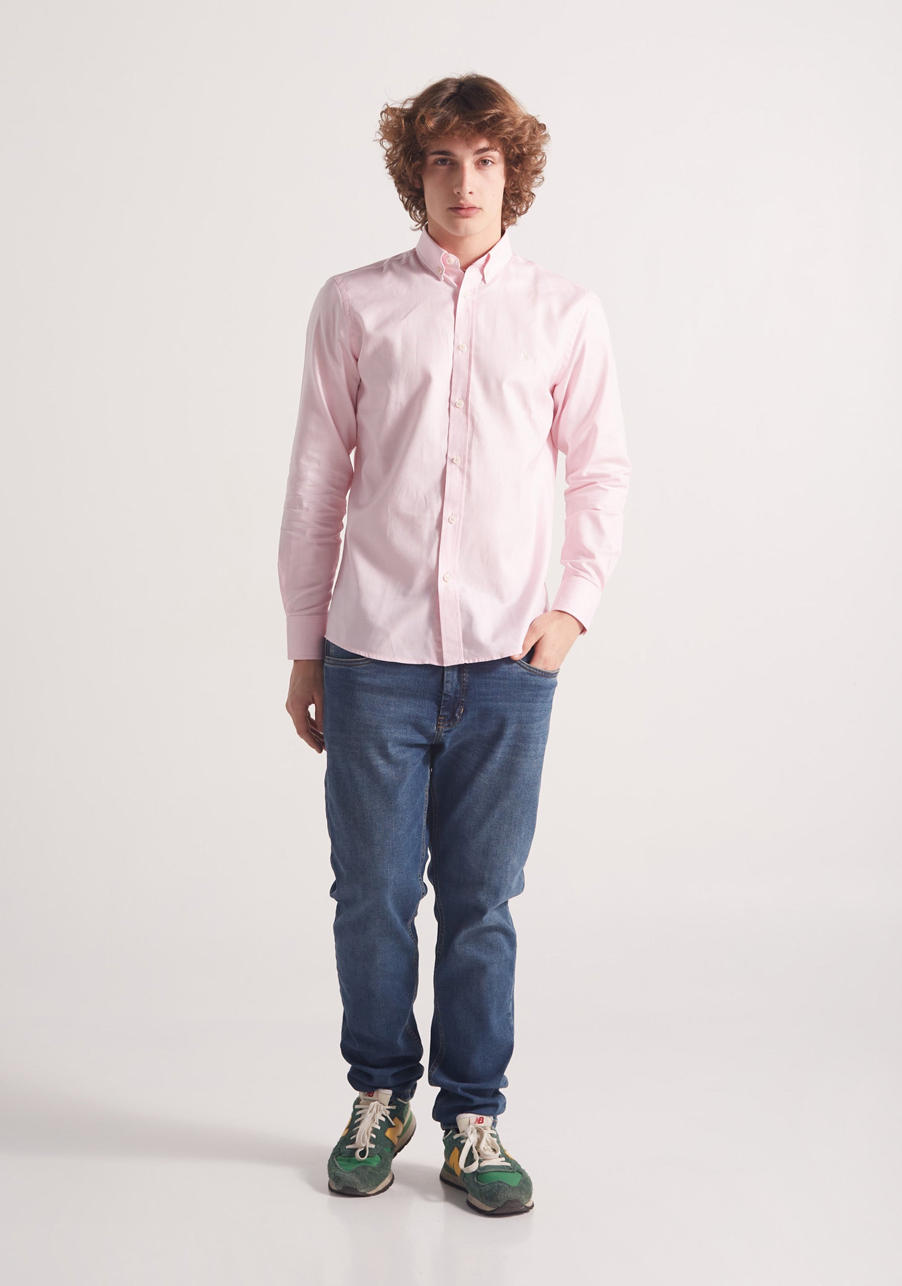 Whitman Pink Button Down Collar Shirt