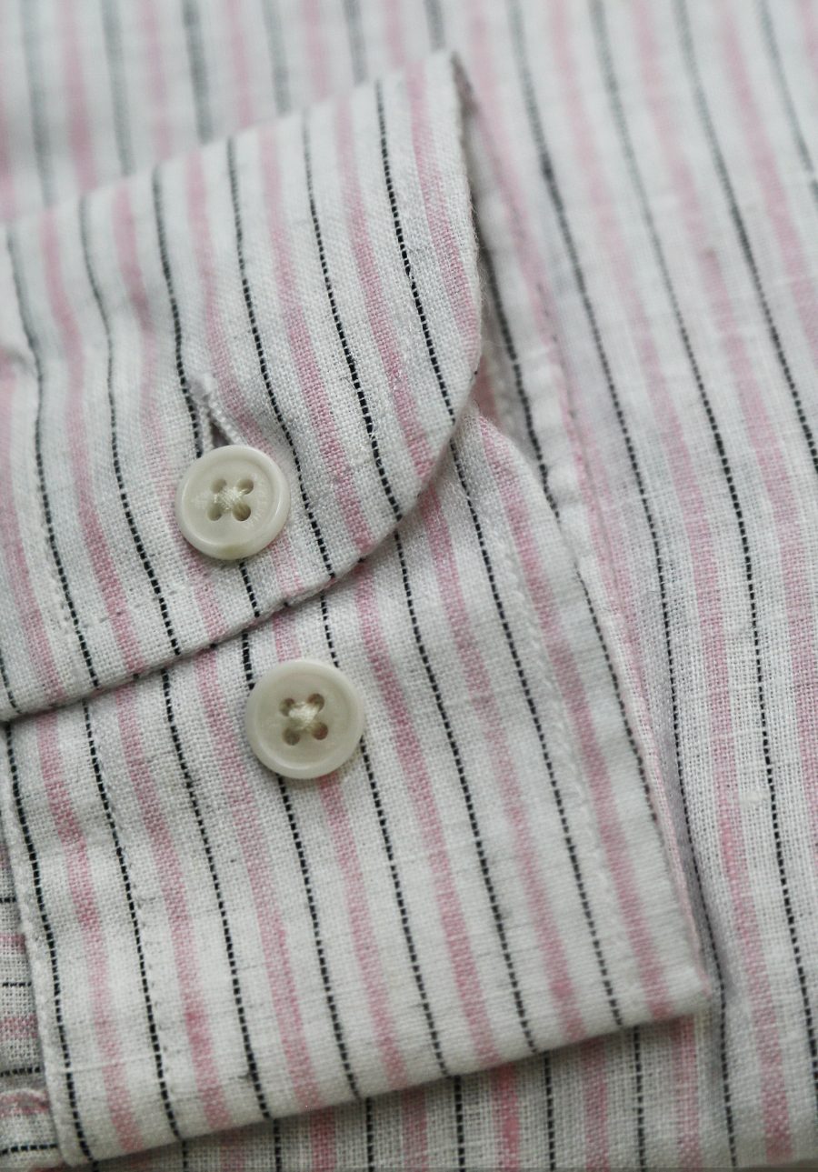 Shirt Linen White-Pink Cbd