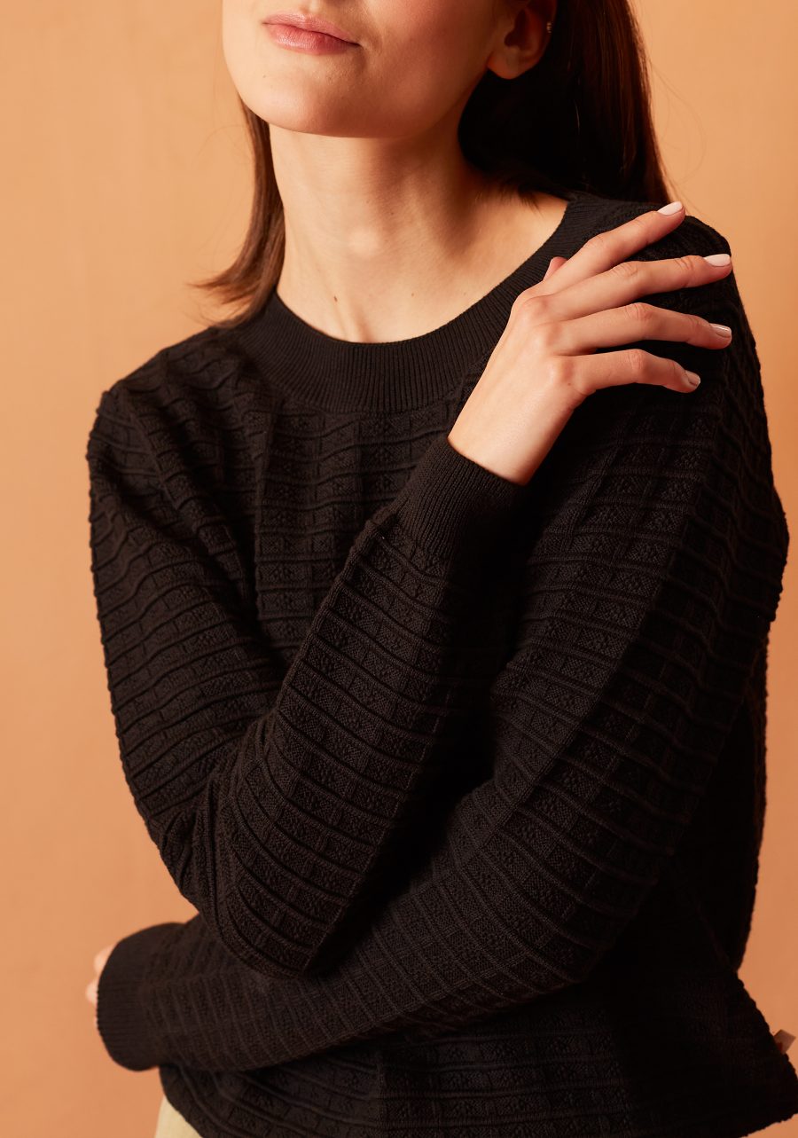 Georgia Black Sweater 